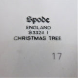 Heart Dish Spode Christmas Tree Bon Bon Holiday Teabag Caddy 1980s England