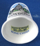 English Bone China London Thimble Souvenir St Paul's Cathedral 1970s