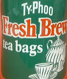 English Milk Bottle Pint Size Ty-Phoo Tea Advertising Bottle 1970s Kitchen