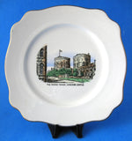 Windsor Castle Souvenir Plate 6.25 Inches Buckfast Potteries Square Plate 1950s