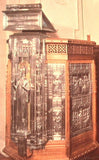 Royal Sandringham England Postcard Silver Pulpit Real Photo Queens Estate 1960s