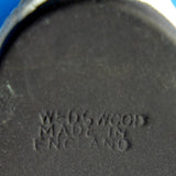 Wedgwood Black Jasperware Box Star Shaped With Lid Aurora 1972