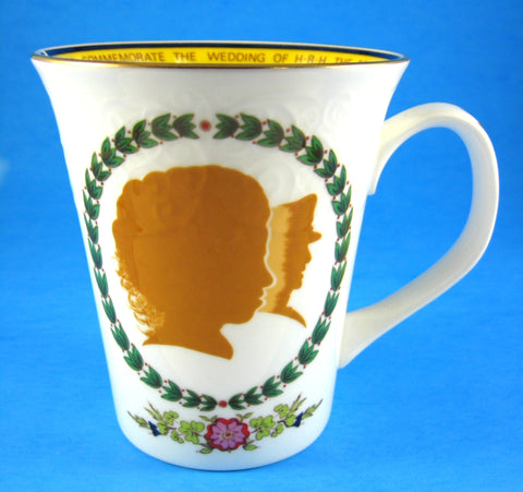 Royal Wedding Mug Princess Anne Mark Phillips Bone China 1973 Royal Commemorative