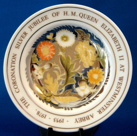 Susie Cooper Dish Queen Elizabeth II Silver Jubilee For Wedgwood Small Plate