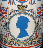 Wedgwood 1977 Queen Elizabeth II Silver Jubilee Large Mug Fancy