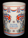 Wedgwood 1977 Queen Elizabeth II Silver Jubilee Large Mug Fancy