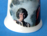 Thimble Princess Diana And Prince Charles Bone China 1980s Sewing Souvenir