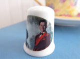 Thimble Princess Diana And Prince Charles Bone China 1980s Sewing Souvenir