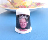 Thimble Queen Mum Queen Elizabeth Wife of King George VI Mother Queen Elizabeth