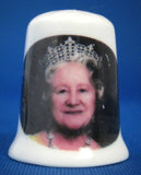 Thimble Queen Mum Queen Elizabeth Wife of King George VI Mother Queen Elizabeth