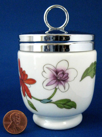 Egg Coddler Royal Worcester Astley King Double Pretty Floral 1980s