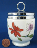 Egg Coddler Royal Worcester Astley King Double Pretty Floral 1980s