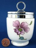 Egg Coddler Royal Worcester Astley King Double Pretty Floral 1980s