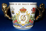 Charles And Diana Wedding Loving Cup Lion Handles Paragon In Box 1981 Gorgeous
