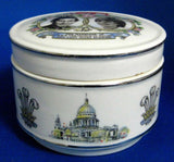 Sadler Powder Box Royal Wedding Charles Diana Jewelry Box 1981 Trinket