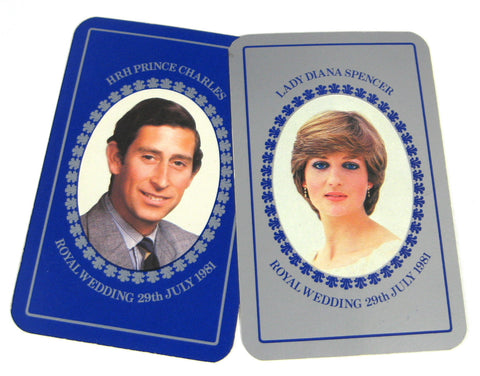 Playing Cards Prince Charles And Princess Diana Wedding 1981 Double Deck