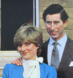 Postcard Charles And Diana Royal Wedding Standing Fab Photo 1981 Lady Diana