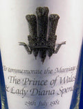 Commemorative Glass Royal Wedding Charles And Diana 1981 Drinking Glass Photo