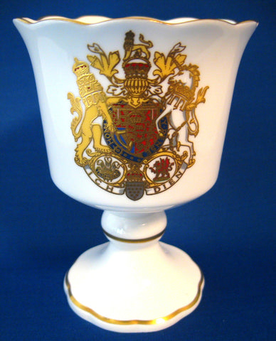 Goblet Charles And Diana Royal Wedding 1981 Royal Worcester Bone China