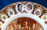 Plate 1981 Royal Wedding Charles Diana St Pauls Cathedral Coalport Large
