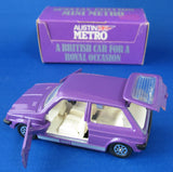 Royal Wedding Purple Corgi Austin Metro Model Car Charles And Diana 1981