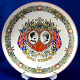 Wedgwood Royal Wedding Charles Diana Plate Ironstone 1981 Colorful 10 Inches