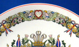 Wedgwood Royal Wedding Charles Diana Plate Ironstone 1981 Colorful 10 Inches