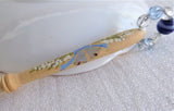 Lace Bobbin Charles Diana Royal Wedding Glass Beads 1981 Beads Hand Made