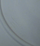 Wedgwood 1982 Lambeth Palace Christmas Plate Original Box Blue And White Jasperware