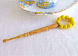 Birth Of Prince William 1982 Lace Bobbin Glass Beads Turned Treen Beads Spangles