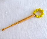 Birth Of Prince William 1982 Lace Bobbin Glass Beads Turned Treen Beads Spangles