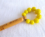 Birth Of Prince William 1982 Lace Bobbin Glass Beads Turned Treen Beads Spangles