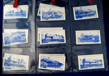 English Railway Trading Cards Set of 15 Train Engines L&NW Orbit Archival Sleeves 1986