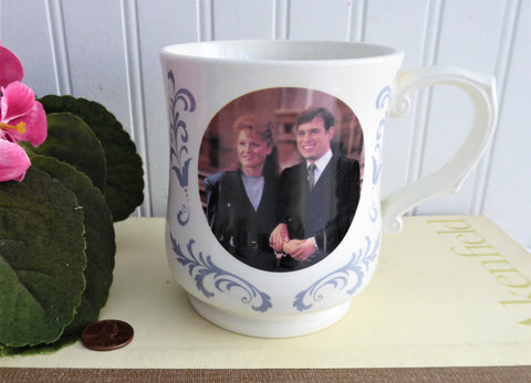 Tankard Prince Andrew And Fergie Souvenir Mug Royal Wedding 1986 Adams Royal