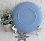 Victorian Carolers 1993 Wedgwood Christmas Plate Holiday Blue White Jasperware