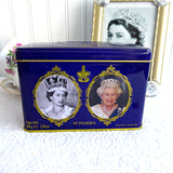 Tea Tin Queen Elizabeth 2012 Platinum Jubilee Empty English Breakfast