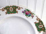 Shelley England Dinner Plate Empress Green Bone China 10.75 Inches 1940-1966