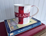 Cross Of St George Mug Dunoon England Flag Red And White English Bone China