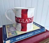 Cross Of St George Mug Dunoon England Flag Red And White English Bone China