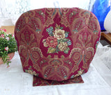 Tea Cozy Red Paisley Floral Padded US Artisan Made New With Trivet Cosy