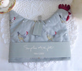 Chicken Shaped Tea Cozy Padded Sophie Allport Cosy NWT Farmhouse Chicken Eggs