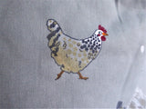 Chicken Shaped Tea Cozy Padded Sophie Allport Cosy NWT Farmhouse Chicken Eggs