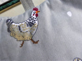 Chicken Shaped Tea Cozy Padded Sophie Allport Cosy NWT Farmhouse Chicken Eggs