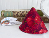 Red Cherries Knob Holder Teapot Lid Holder Padded Red Cherries Inside And Outside