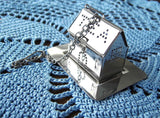 Tea House Shape Tea Diffuser Chrome Infuser New Tea Steeper With Tray