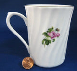 Mug June Pink Roses Butchart Gardens Victoria Regency England Bone China 1980s - Antiques And Teacups - 2
