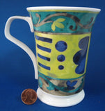 Dunoon Tea Mug Corinth Andrew Whitworth English Bone China 2006 - Antiques And Teacups - 3