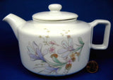 Teapot Floral Wild Flowers Porcelain Hues N Brews New Japan 2006 - Antiques And Teacups - 2
