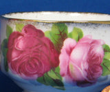 Cream And Sugar Royal Albert Old English Rose Brushed Gold Trim 1940s - Antiques And Teacups - 2
