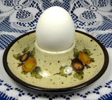 Egg Cup Mottled Fruit Retro Colors English Crater Shape 1960s Eggcup - Antiques And Teacups - 1